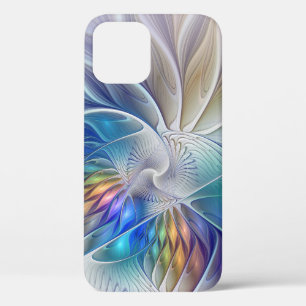 Case-Mate iPhone Case Fantaisie florale, fleur fractale abstraite coloré