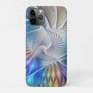 Case-Mate iPhone Case Fantaisie florale, fleur fractale abstraite coloré
