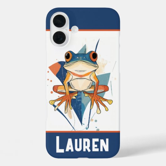 Coques Case-Mate iPhone Fantastic Frog Art (Verso)