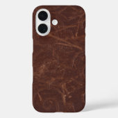 Coques Case-Mate iPhone Fantastique Brown Faux cuir (Verso)
