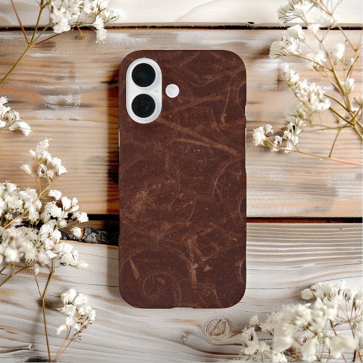 Coques Case-Mate iPhone Fantastique Brown Faux cuir