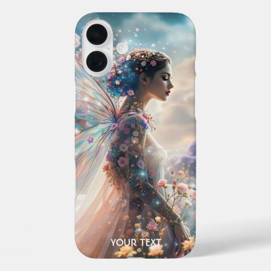 Coques Case-Mate iPhone Fantasy Cute Girl Garden Flowers (Verso)