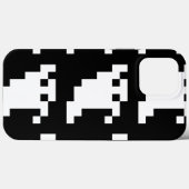 Coques Case-Mate iPhone Fantôme à 8 bits pour pixels (Verso (horizontal))