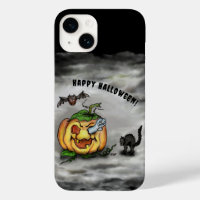 Fantôme, Chat, Chat et Citrouille, Bonne Halloween