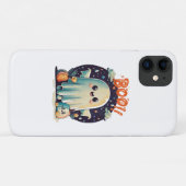 Coques Case-Mate iPhone Fantôme drôle d'Halloween dans la Galaxie (Dos (Horizontal))