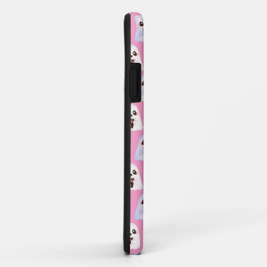 Coques Case-Mate iPhone Fantôme éffrayant Avec Café Glacé (Dos/Droite)