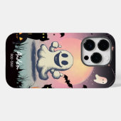 Coques Case-Mate iPhone Fantôme Joyeux - Amusement Effrayant Toute l'Année (Verso (horizontal))
