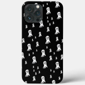 Coques Case-Mate iPhone Fantômes d'Halloween foncé (Verso)