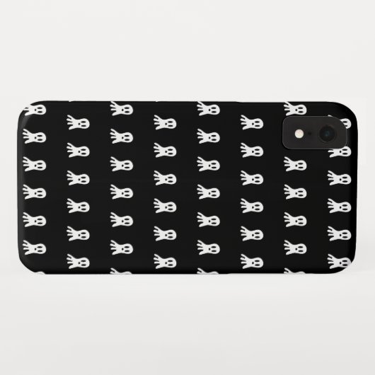 Coques Case-Mate iPhone Fantômes d'Halloween foncé (Dos (Horizontal))