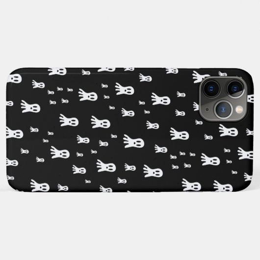 Coques Case-Mate iPhone Fantômes d'Halloween foncé (Dos (Horizontal))