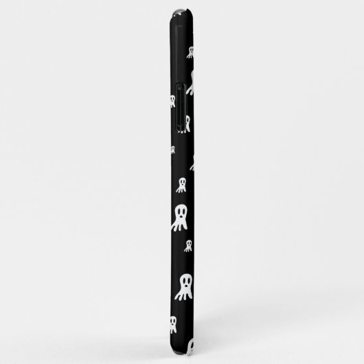 Coques Case-Mate iPhone Fantômes d'Halloween foncé (Dos/Droite)