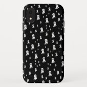 Coques Case-Mate iPhone Fantômes d'Halloween foncé (Dos)