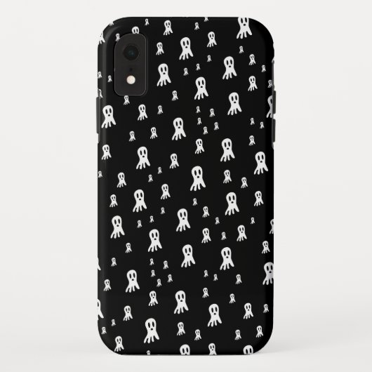 Coques Case-Mate iPhone Fantômes d'Halloween foncé (Dos)