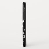 Coques Case-Mate iPhone Fantômes d'Halloween foncé (Dos/Gauche)