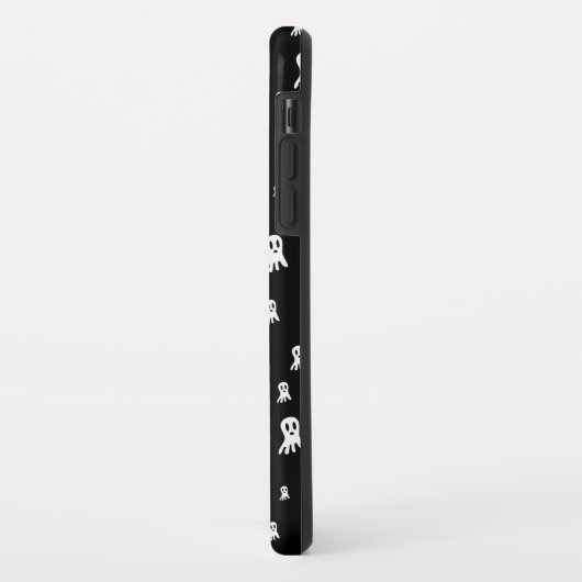 Coques Case-Mate iPhone Fantômes d'Halloween foncé (Dos/Gauche)