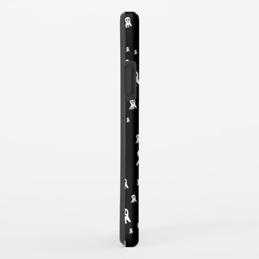 Coques Case-Mate iPhone Fantômes d'Halloween foncé (Dos/Droite)