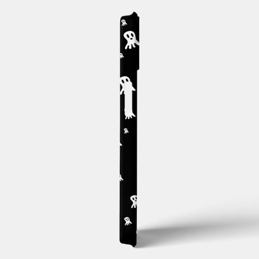 Coques Case-Mate iPhone Fantômes d'Halloween foncé (Verso / Droite)