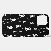Coques Case-Mate iPhone Fantômes d'Halloween foncé (Verso (horizontal))