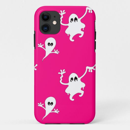 Coques Case-Mate iPhone fantômes roses (Dos)