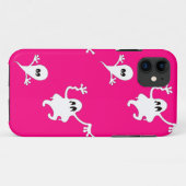 Coques Case-Mate iPhone fantômes roses (Dos (Horizontal))