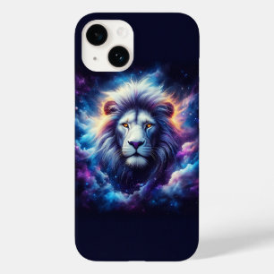 Coque Pour iPhone 14 Faon Enchanté, Cerf Céleste, Yeux de Galaxie Art, 