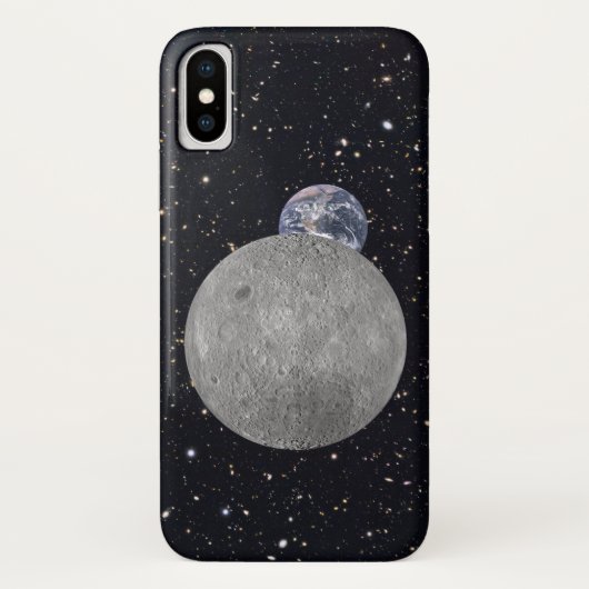 Coques Case-Mate iPhone Far Side of the Moon Earth Starry Sky (Dos)