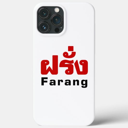 Coques Case-Mate iPhone Farang ♦ Étranger en langue thaï Script ♦ (Verso)