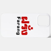 Coques Case-Mate iPhone Farang ♦ Étranger en langue thaï Script ♦ (Verso (horizontal))