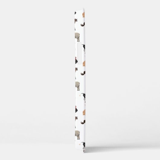 Coques Case-Mate iPhone Farm Animals Pattern (Verso / Droite)