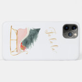 Coques Case-Mate iPhone Farmaid Pink Christmas Sleigh Falala (Dos (Horizontal))