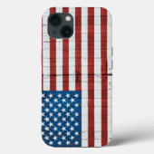Coques Case-Mate iPhone Farms | American Flag Barn Mural (Verso)
