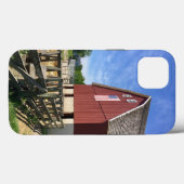 Coques Case-Mate iPhone Farms | Red Barn With American Flag (Verso (horizontal))