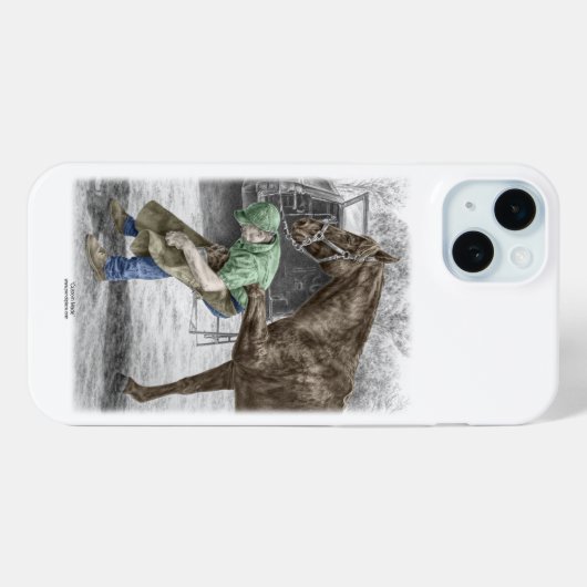 Coques Case-Mate iPhone Farrier Blacksmith Chaussure Cheval (Verso (horizontal))