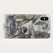 Coques Case-Mate iPhone Farrier Blacksmith en utilisant Anvil (Dos (Horizontal))