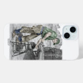 Coques Case-Mate iPhone Farrier Blacksmith en utilisant Anvil (Verso (horizontal))