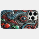Coques Case-Mate iPhone Fascinant art Alien Inspirer l'imagination (Verso (horizontal))