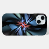 Coques Case-Mate iPhone Fascination Bleu clair Abstrait (Verso (horizontal))