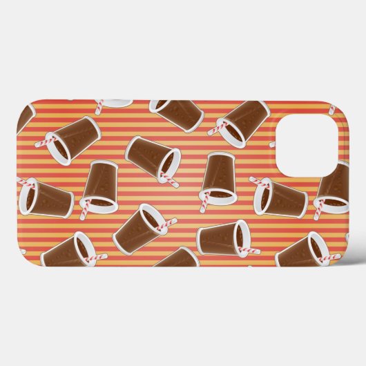 Coques Case-Mate iPhone Fast food pattern (Verso (horizontal))