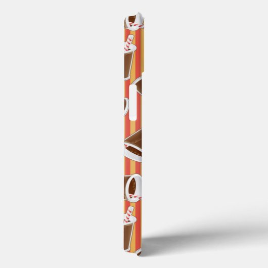 Coques Case-Mate iPhone Fast food pattern (Verso / Droite)