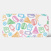 Coques Case-Mate iPhone Fast food pattern (Verso (horizontal))