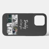 Coques Case-Mate iPhone Father with Kids and Family Dad Photo Collage (Verso (horizontal))