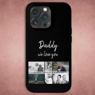 Case-Mate iPhone Case Father with Kids and Family Dad Photo Collage