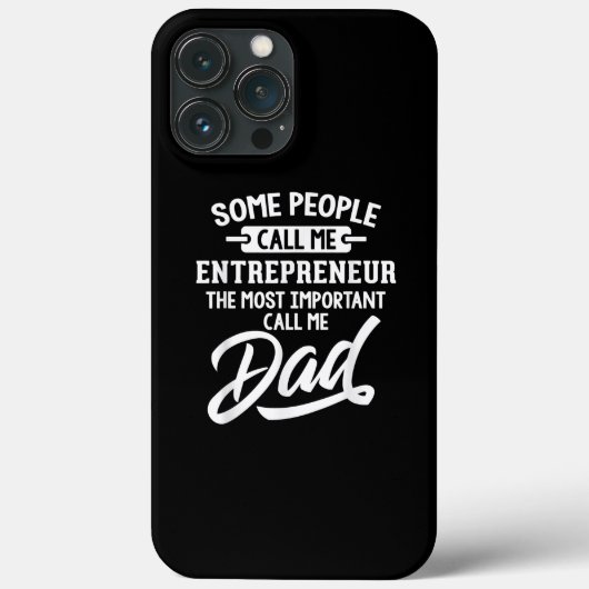 Coques Case-Mate iPhone Fathers Day Design for an entrepreneur Papa (Verso)