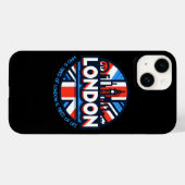 Coques Case-Mate iPhone Fatigué de Londres (Verso (horizontal))