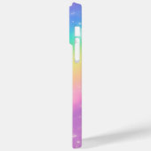 Coques Case-Mate iPhone Fattie Plus Size Rainbow Retro 90's Nostalgie rose (Verso / Gauche)