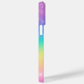 Coques Case-Mate iPhone Fattie Plus Size Rainbow Retro 90's Nostalgie rose (Verso / Droite)