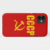 Coques Case-Mate iPhone Faucille de marteau de CCCP (Dos (Horizontal))
