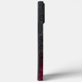 Coques Case-Mate iPhone Faux Cils Cool Noir Paillettes Rouges (Verso / Droite)