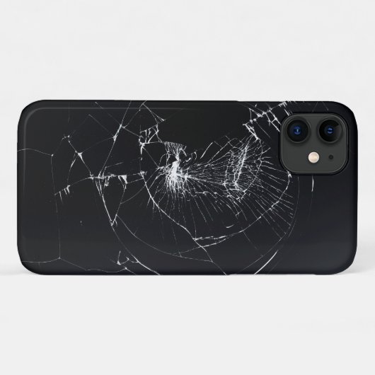 Coques Case-Mate iPhone Faux Cracké Conception cassée - Drôle Dissuasion d (Dos (Horizontal))