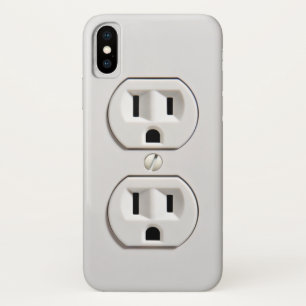 Case-Mate iPhone Case Faux débouché électrique drôle